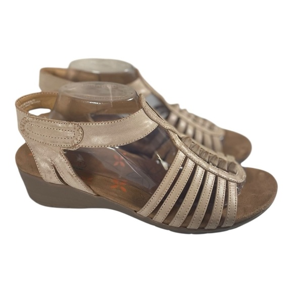 BareTraps Women’s Hermine Wedge Adjustable Ankle Strap Sandals Size-11m - Picture 1 of 9